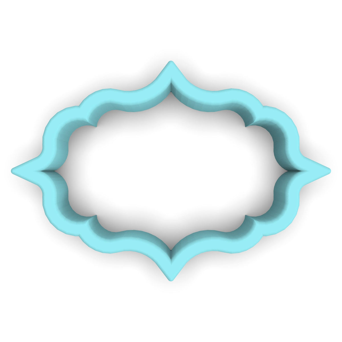 Plaque #47 Fondant & Plaques Cookie Cutter Lady 1 Inch with Dough Pusher Standard Cutter (1x) 