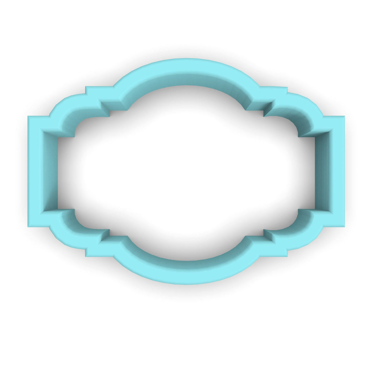 Plaque #56 Fondant & Plaques Cookie Cutter Lady 1 Inch with Dough Pusher Standard Cutter (1x) 