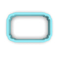 Plaque #58 Fondant & Plaques Cookie Cutter Lady 1 Inch with Dough Pusher Standard Cutter (1x) 