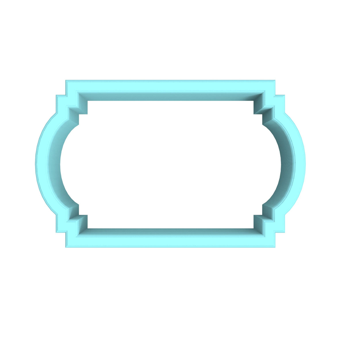 Plaque #61 Fondant & Plaques Cookie Cutter Lady 1 Inch with Dough Pusher Standard Cutter (1x) 