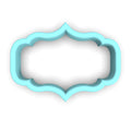 Plaque #62 Fondant & Plaques Cookie Cutter Lady 1 Inch with Dough Pusher Standard Cutter (1x) 