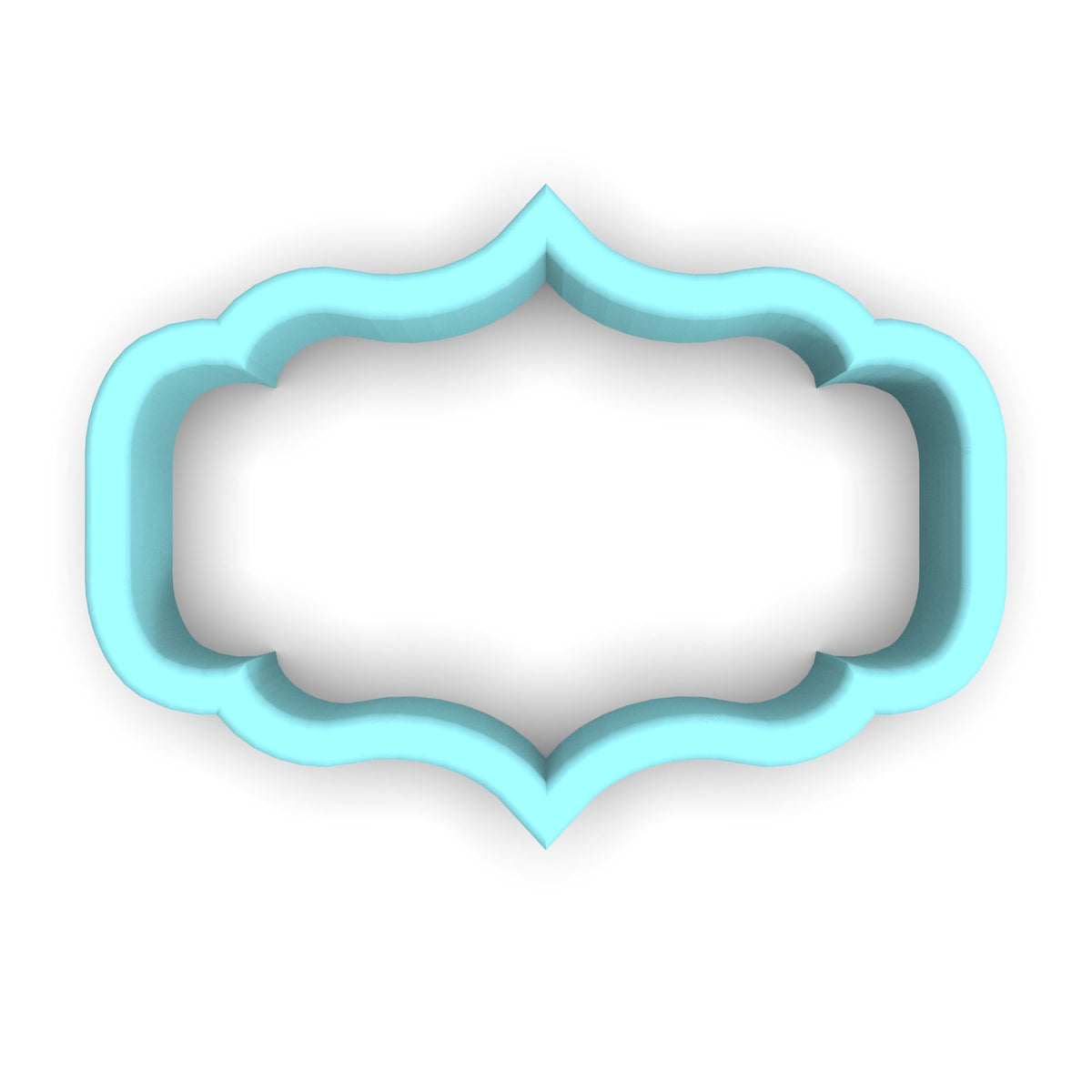 Plaque #62 Fondant & Plaques Cookie Cutter Lady 1 Inch with Dough Pusher Standard Cutter (1x) 