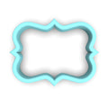 Plaque #63 Fondant & Plaques Cookie Cutter Lady 1 Inch with Dough Pusher Standard Cutter (1x) 