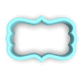 Plaque #64 Fondant & Plaques Cookie Cutter Lady 1 Inch with Dough Pusher Standard Cutter (1x) 