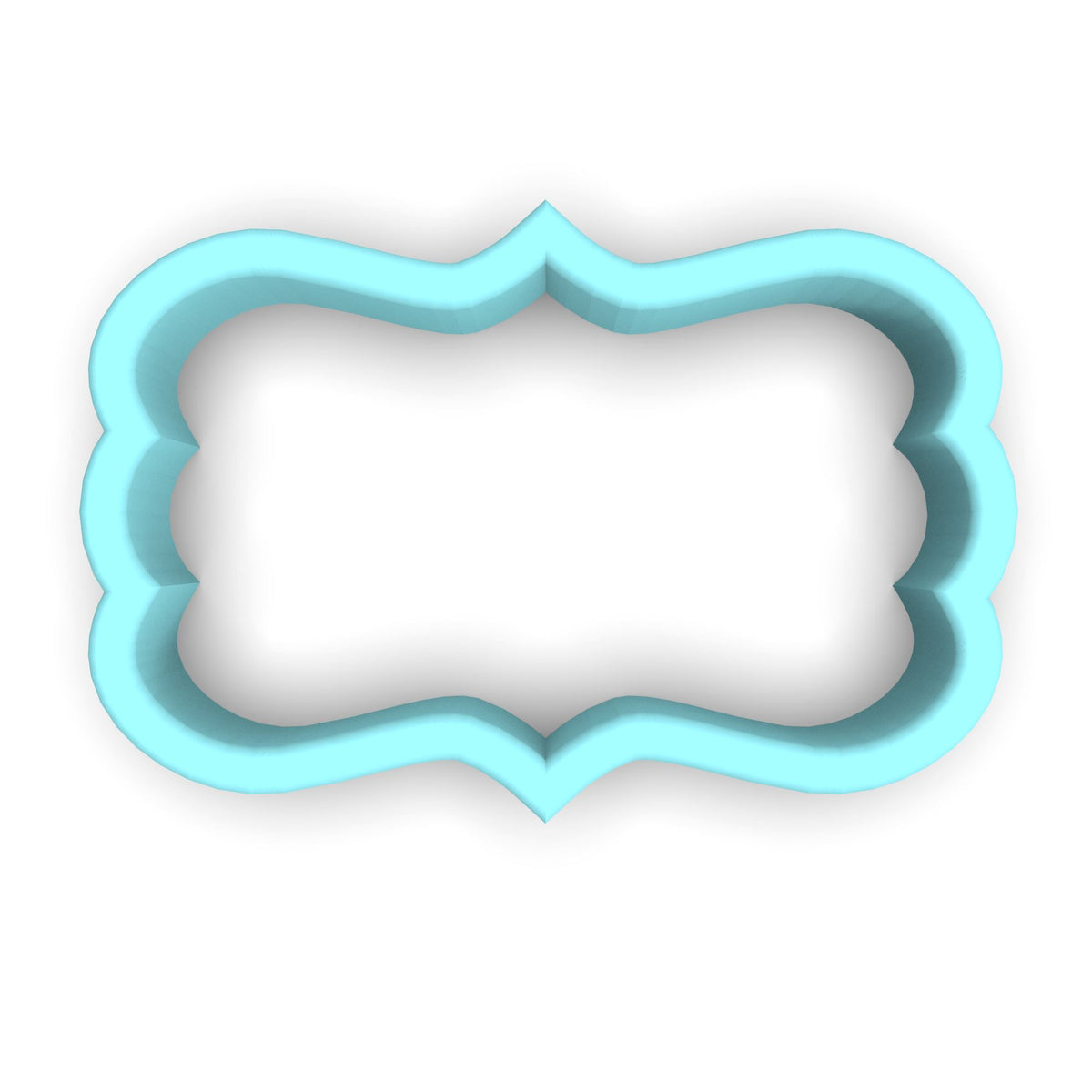 Plaque #64 Fondant & Plaques Cookie Cutter Lady 1 Inch with Dough Pusher Standard Cutter (1x) 