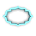 Plaque #66 Fondant & Plaques Cookie Cutter Lady 1 Inch with Dough Pusher Standard Cutter (1x) 