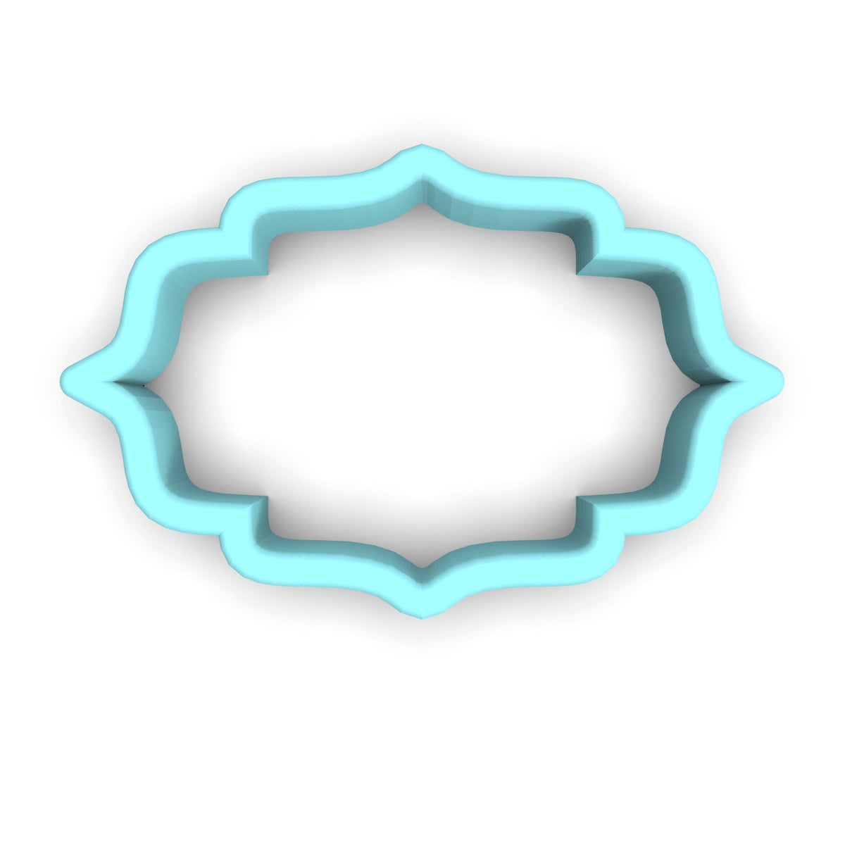 Plaque #66 Fondant & Plaques Cookie Cutter Lady 1 Inch with Dough Pusher Standard Cutter (1x) 