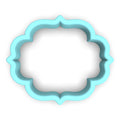 Plaque #76 Fondant & Plaques Cookie Cutter Lady 1 Inch with Dough Pusher Standard Cutter (1x) 