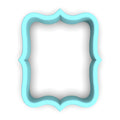 Plaque #78 Fondant & Plaques Cookie Cutter Lady 1 Inch with Dough Pusher Standard Cutter (1x) 