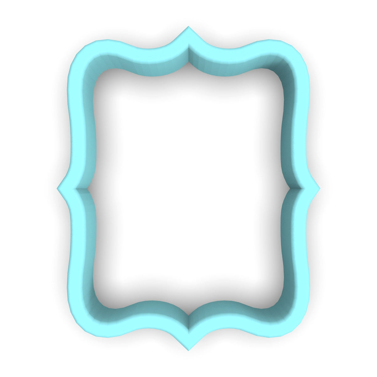 Plaque #78 Fondant & Plaques Cookie Cutter Lady 1 Inch with Dough Pusher Standard Cutter (1x) 