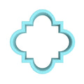 Plaque #9 Fondant & Plaques Cookie Cutter Lady 1 Inch with Dough Pusher Standard Cutter (1x) 