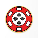 Poker Chip Cookie Cutter | Stamp | Stencil #1