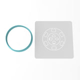 Poker Chip Cookie Cutter | Stamp | Stencil #1