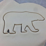 Polar Bear Cookie Cutter Outline - Animals & Dinosaurs