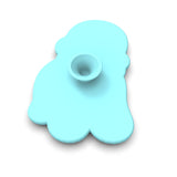 Polar Bear Santa Hat Cookie Cutter | Stamp | Stencil #1