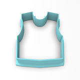 Police Bulletproof Vest Cookie Cutter | Stamp | Stencil #1