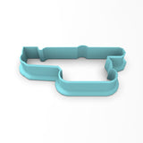 Police Helicopter Cookie Cutter | Stamp | Stencil #1