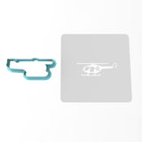 Police Helicopter Cookie Cutter | Stamp | Stencil #1