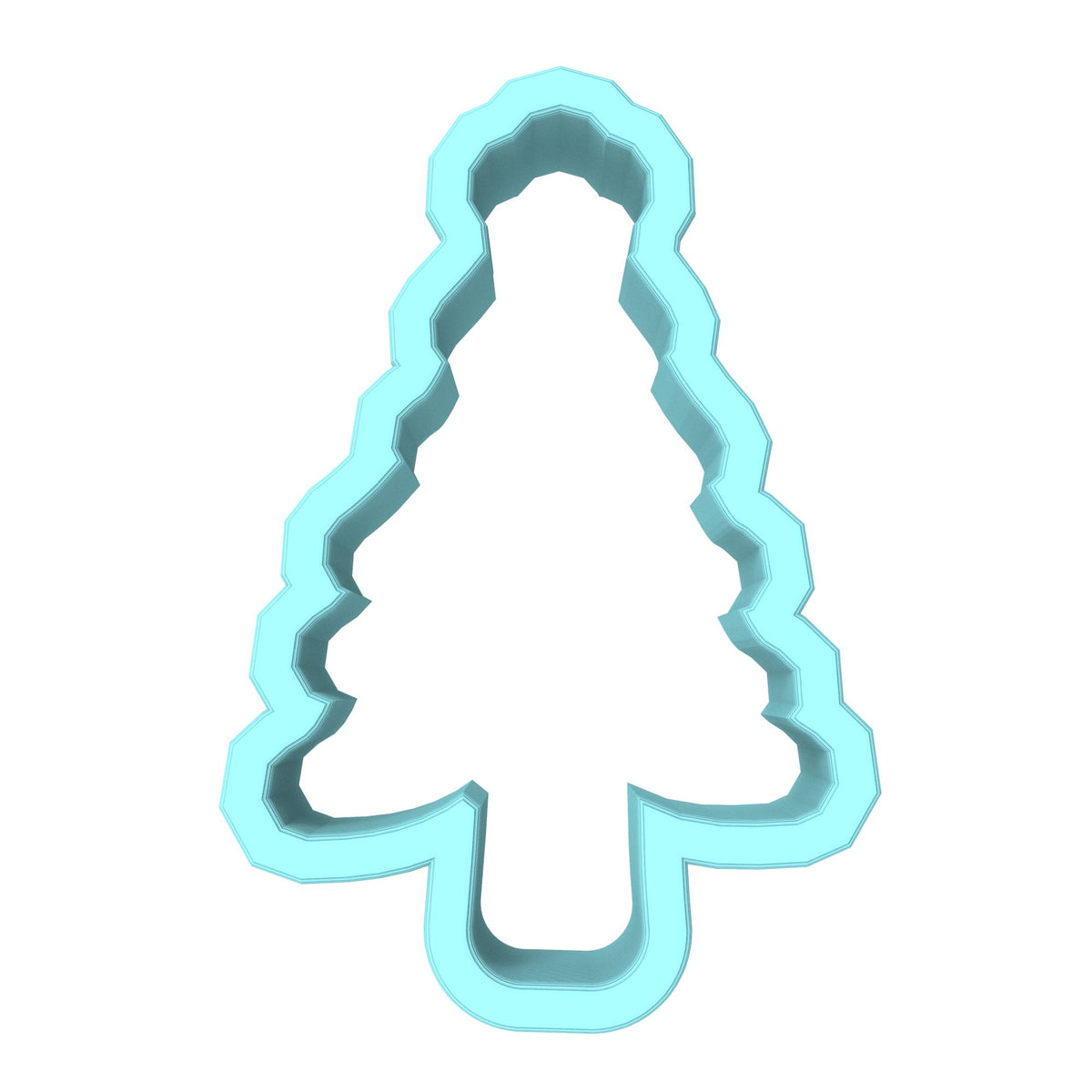 Polka Dot Christmas Tree Cookie Cutter | Stamp | Stencil #3