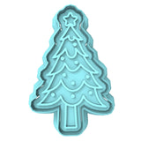 Polka Dot Christmas Tree Cookie Cutter | Stamp | Stencil #3
