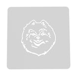Pomeranian Cookie Cutter | Stamp | Stencil #1 Animals & Dinosaurs Cookie Cutter Lady MINI - 2 Inches (5cm) Stencil ONLY 