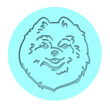 Pomeranian Cookie Cutter | Stamp | Stencil #1 Animals & Dinosaurs Cookie Cutter Lady MINI - 2 Inches (5cm) Debosser ONLY 