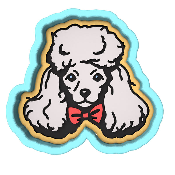 Poodle Cookie Cutter | Stamp | Stencil #1 Animals & Dinosaurs Cookie Cutter Lady 