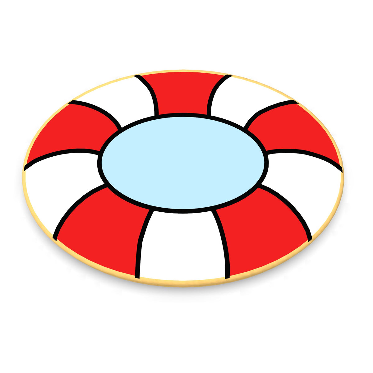 Pool Float Cookie Cutter | Stamp | Stencil #1