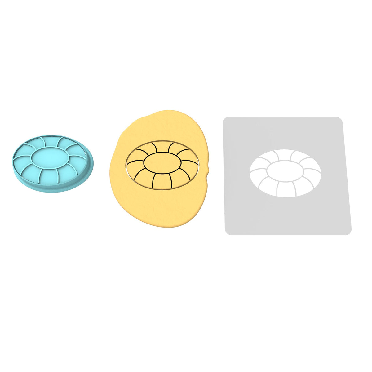 Pool Float Cookie Cutter | Stamp | Stencil #1