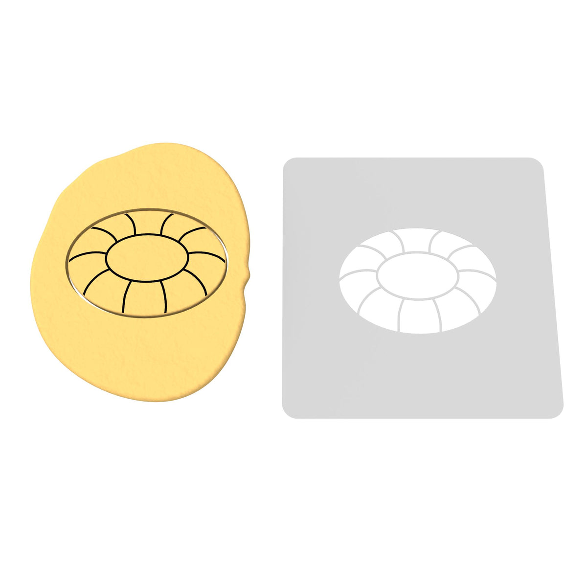 Pool Float Cookie Cutter | Stamp | Stencil #1