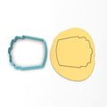 Popcorn Cookie Cutter Outline #3 CBD Miscellaneous Cookie Cutter Lady 1 Inch with Dough Pusher Standard Cutter (1x) 