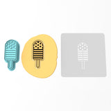 Popsicle Cookie Cutter | Stamp | Stencil #1