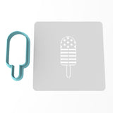 Popsicle Cookie Cutter | Stamp | Stencil #1