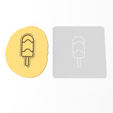 Popsicle Cookie Cutter | Stamp | Stencil #2