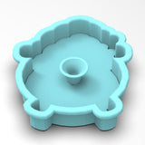 Pot of Gold Cookie Cutter Stamp & Outline #1