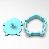 Pot of Gold Cookie Cutter Stamp & Outline #1