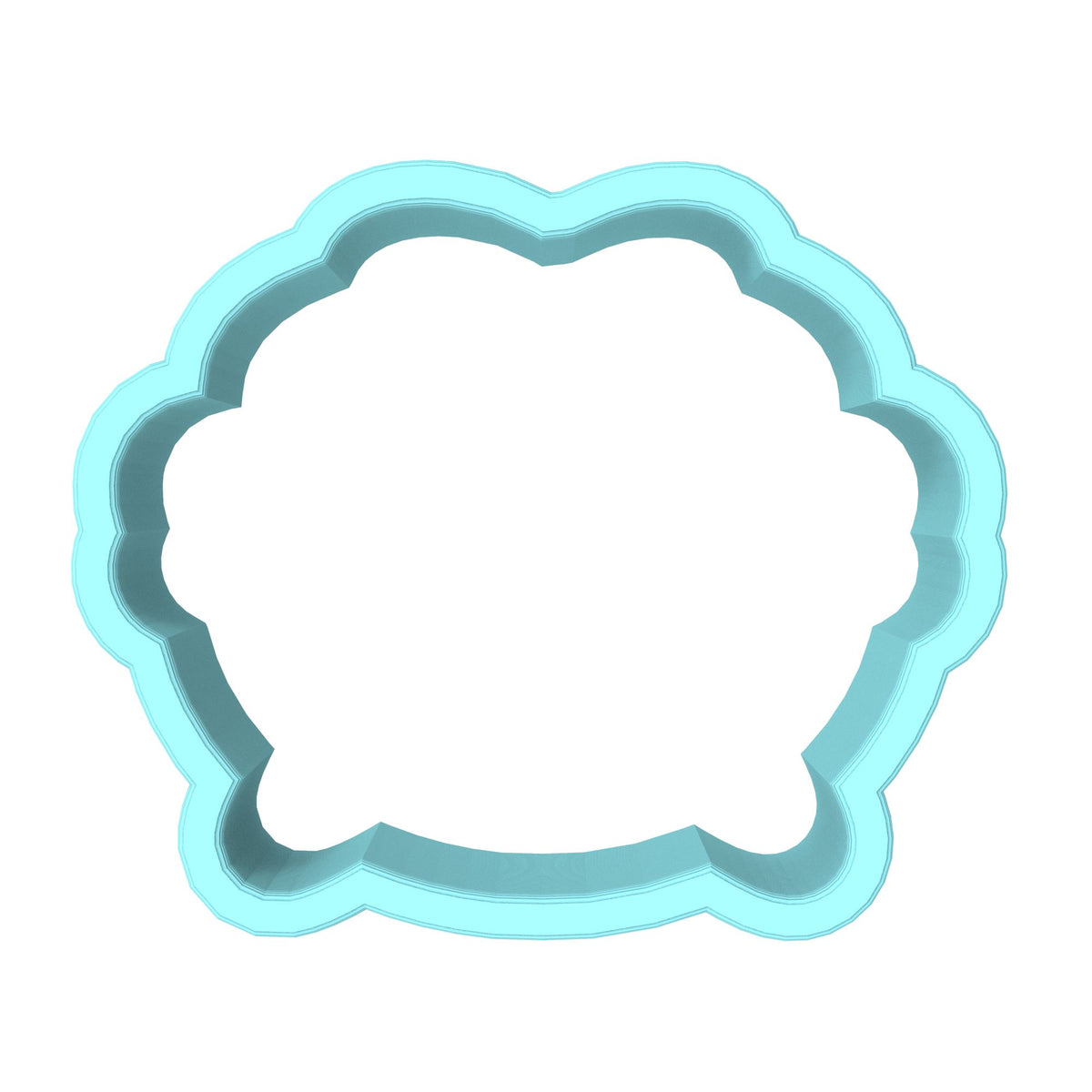 Pot of Gold Cookie Cutter | Stamp | Stencil #2 Wedding / Baby / V Day Cookie Cutter Lady MINI - 2 Inches (5cm) Cookie Cutter ONLY (Outline) 