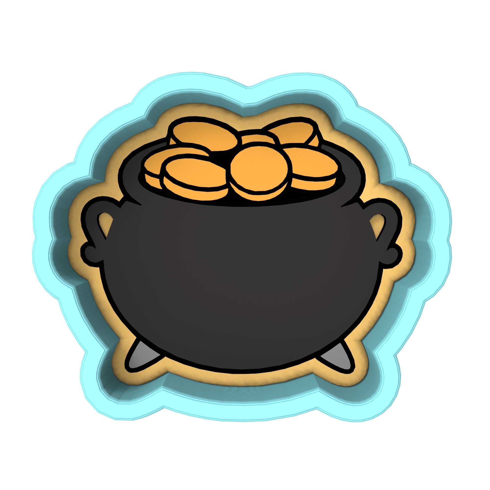 Pot Of Gold Stencil 2000x2000 pot-of-gold-cookie-cutter-stamp-stencil-2-930681.jpg?v=1676853400