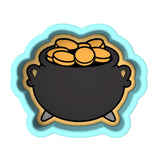 Pot of Gold Cookie Cutter | Stamp | Stencil #2 Wedding / Baby / V Day Cookie Cutter Lady 