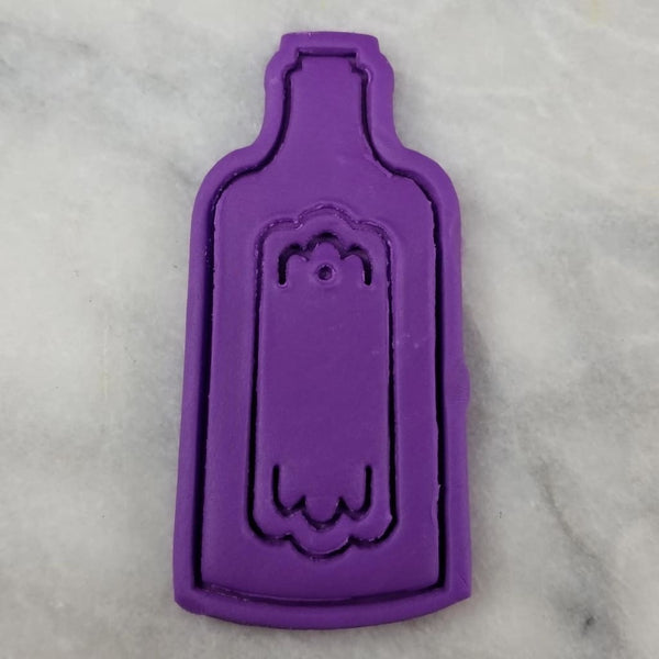 Potion Cookie Cutter Outline & Stamp #3
