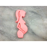 Pregnant Lady Cookie Cutter Detailed