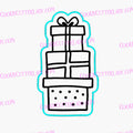 Presents Stacked Cookie Cutter | Stamp | Stencil
