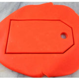 Price Tag Tea bag Cookie Cutter Outline - Letters/ Numbers/ Shapes