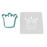 Prince Crown Cookie Cutter | Stamp | Stencil #1