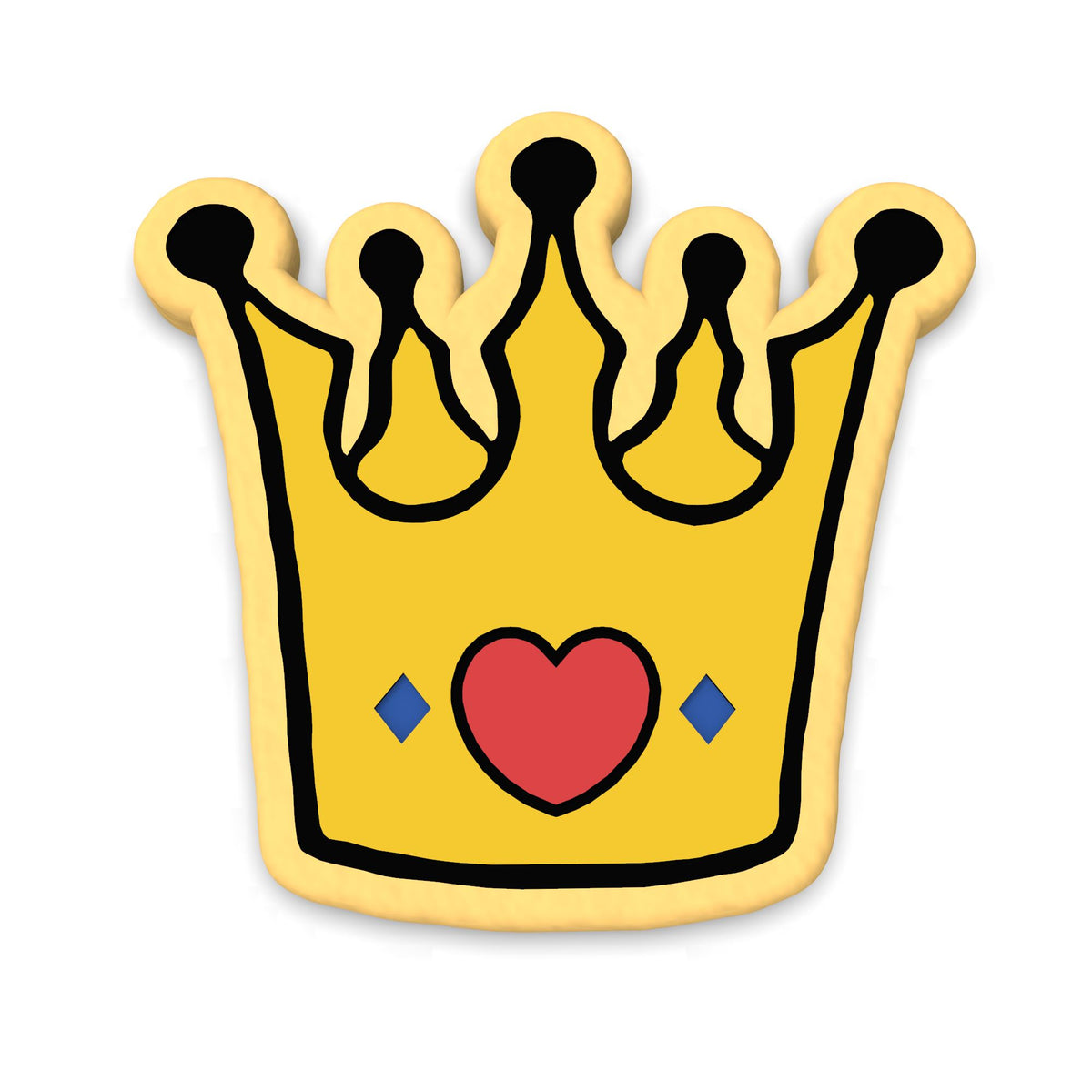 Prince Crown Cookie Cutter | Stamp | Stencil #1