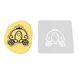 Princess Carriage Cookie Cutter | Stamp | Stencil #1