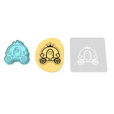 Princess Carriage Cookie Cutter | Stamp | Stencil #1