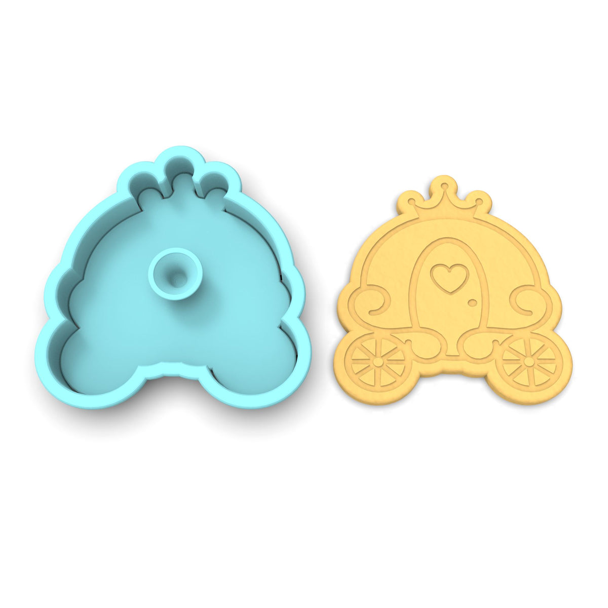 Princess Carriage Cookie Cutter | Stamp | Stencil #1