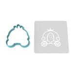 Princess Carriage Cookie Cutter | Stamp | Stencil #1