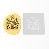 Princess Castle Cookie Cutter | Stamp | Stencil #1